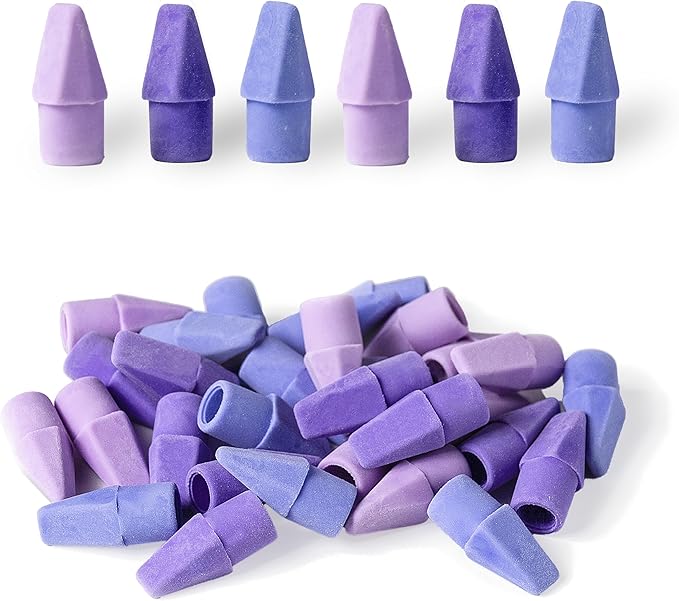 Mr. Pen- Pencil Erasers Toppers, 30 Pack, Colorful, Latex Free, No Smudge, Mr Pen Erasers for Pencils