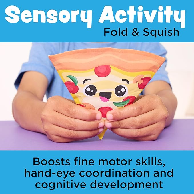Creativity for Kids Origami Squishies Kit | Great Spring Crafts | Fold, Decorate & Squish 24 Bright Paper Creations | DIY Arts & Crafts for Kids to Build STEAM Skills & Creativity (Ages 7+)