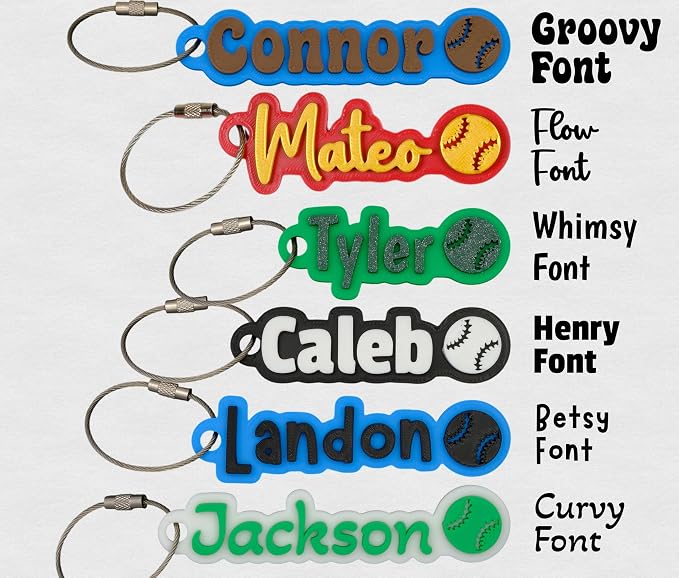 SuperFineDeesigns Bag & Water Bottle Name Tag