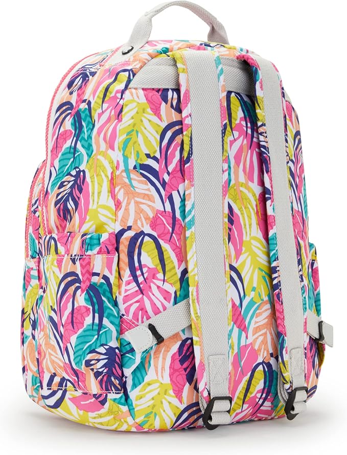 Kipling Women's Seoul 15" Laptop Backpack, Durable, Roomy with Padded Shoulder Straps, Built-In Protective Sleeve