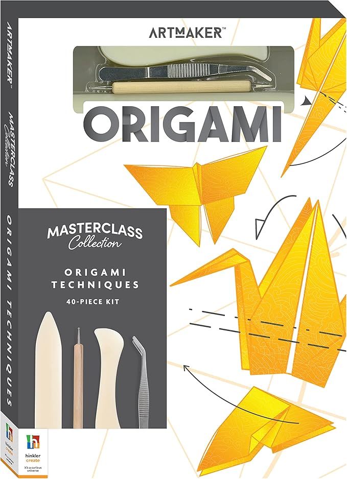 Hinkler Art Maker Masterclass Collection: Origami Techniques Kit - Beginner to Advanced Origami - Japanese Art - Origami Guide - Craft Kits - Arts and Craft for Adults