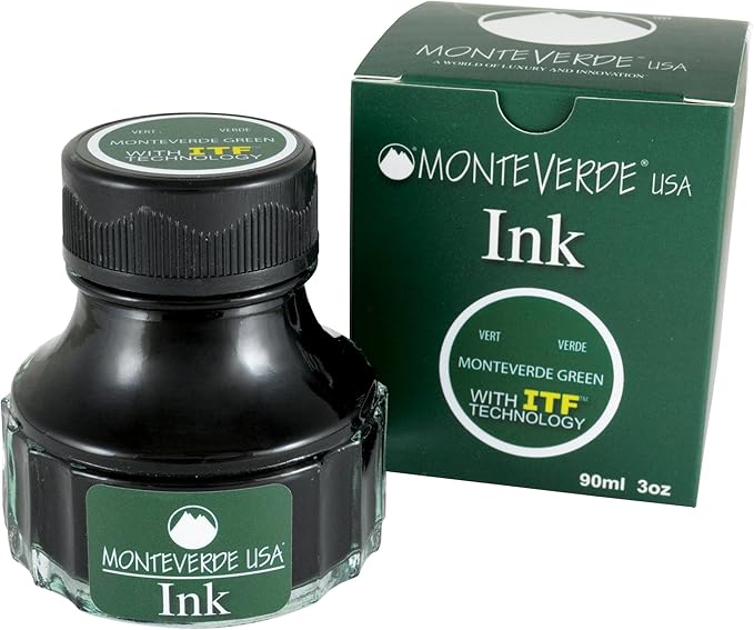 Monteverde USA Ink with ITF Technology, 90 ml Monteverde Green (G308MG)