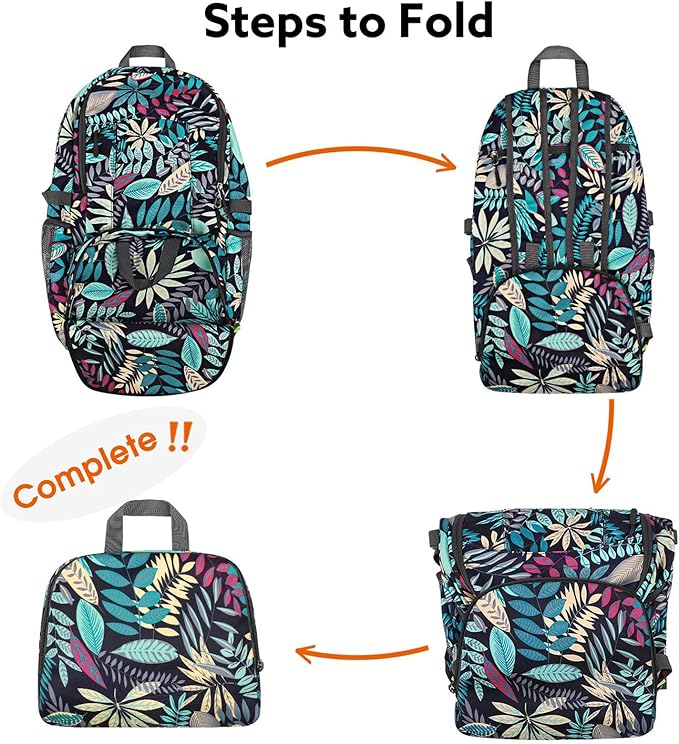 G4Free Lightweight Packable Hiking Backpack, Waterproof Travel Daypack