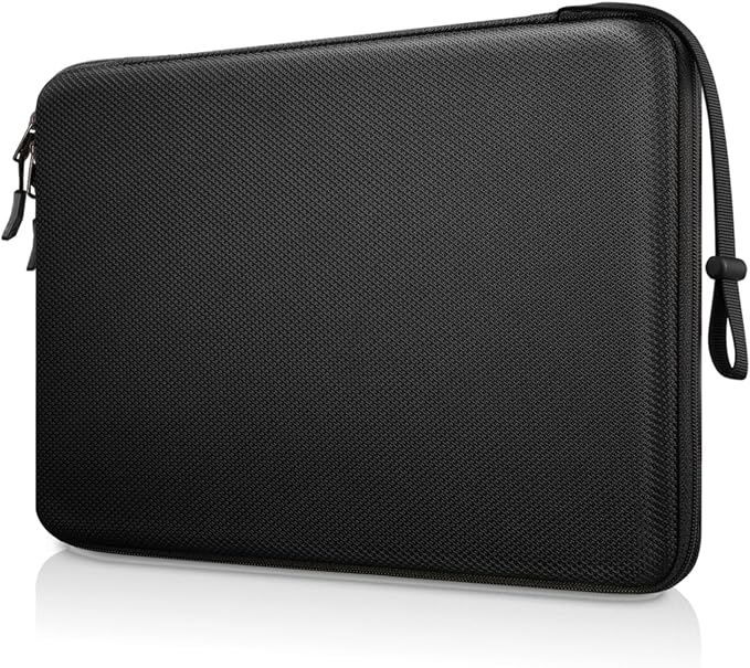 FINPAC Hard Laptop Sleeve Case for 15.3 inch MacBook Air M5/M4/M3/M2 (2026-2023) A3448 A3241 A3114, 16.2 inch MacBook Pro M5/M4/M3/M2 Pro/Max (2026-2021), Waterproof Case for Surface Laptop, Black