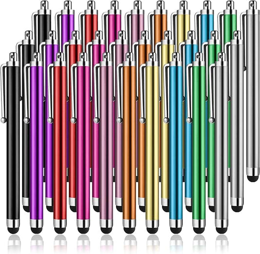 Stylus Pens for Touch Screens, Abiarst High Precision Universal Stylus for iPad iPhone Tablets Samsung Galaxy All Capacitive Touch Screens (30-Pack)