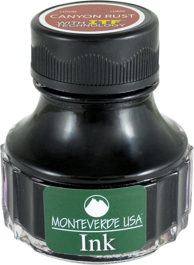 Monteverde USA Ink with ITF Technology, 90 ml Canyon Rust (G308CP)