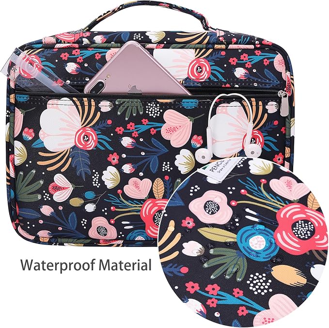 Coloring Pencil Case 220 Slots Pencils/Gel Pens Organizer Waterproof Travel Case Zipper Carrying Portable Pencil Markers Pen Holder Bag for Painter Writers