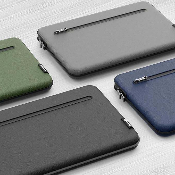 Smatree SlimPro Laptop Sleeve Case for 16 inch Lenovo ThinkPad E16 Gen 2/1, Case with Swift-Access Accessory Pocket, Patented Super-Corner Design, Light Grey (S619LG)