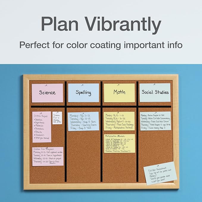 Oxford Blank Index Cards, Blank Note Cards, Flashcards for School, 4 Assorted Pastel Colors: Pink, Blue, Green and Yellow, 3 Inch x 5 Inch, 200 Cards Per Pack (1017491)