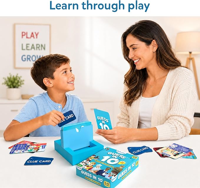 Skillmatics Guess in 10 Professions, Perfect for Boys, Girls, Kids & Families Who Love Card Games, Educational Toys, Gifts for Ages 6, 7, 8, 9 and Up