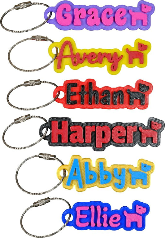 SuperFineDeesigns Bag & Water Bottle Name Tag