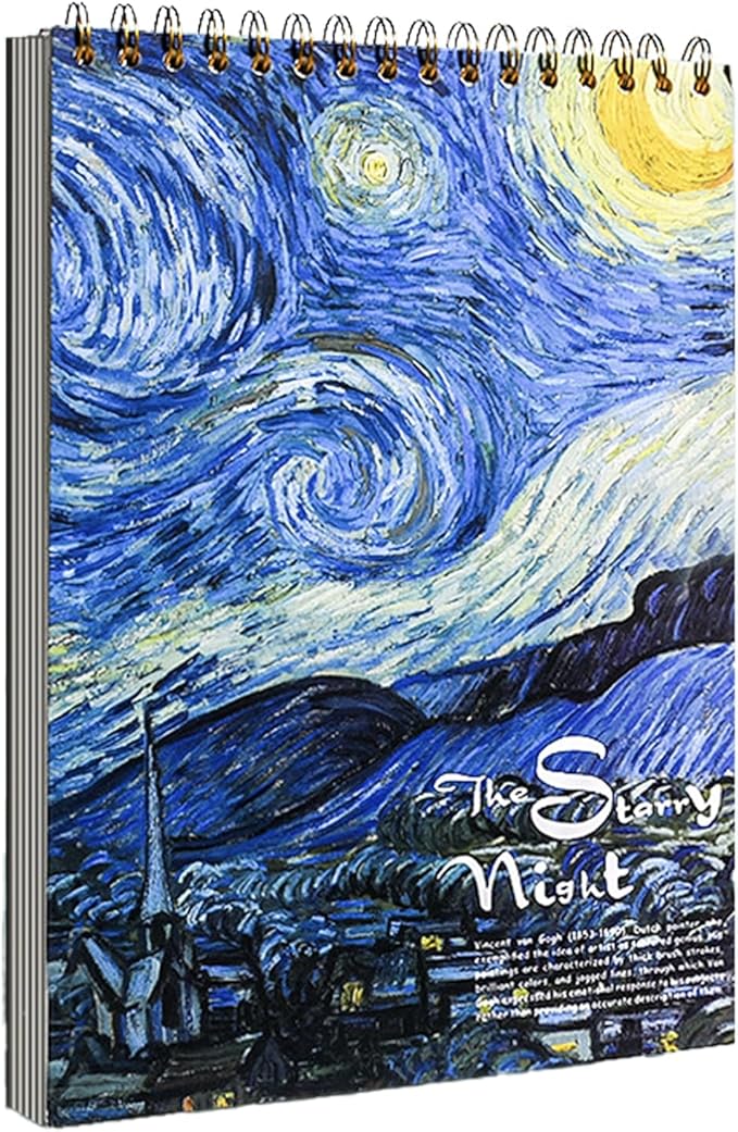 A4 Sketch Book, 8.27 x 11.4 inch Art Sketchbook for Drawing Pads, 60 Sheets Sketch Pads for Drawing, Acid Free Artist Drawing Book, Drawing Painting Writing Paper book for Adults Beginners Artists