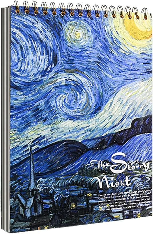 A4 Sketch Book, 8.27 x 11.4 inch Art Sketchbook for Drawing Pads, 60 Sheets Sketch Pads for Drawing, Acid Free Artist Drawing Book, Drawing Painting Writing Paper book for Adults Beginners Artists