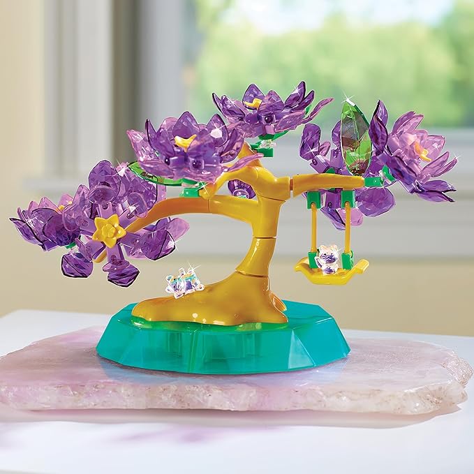 Cra-Z-Art Crystal Gem Creations Blossoming Bonsai Kit by RoseArt, 240+ Pieces, Great for Adults, Tweens and Children Ages 8+