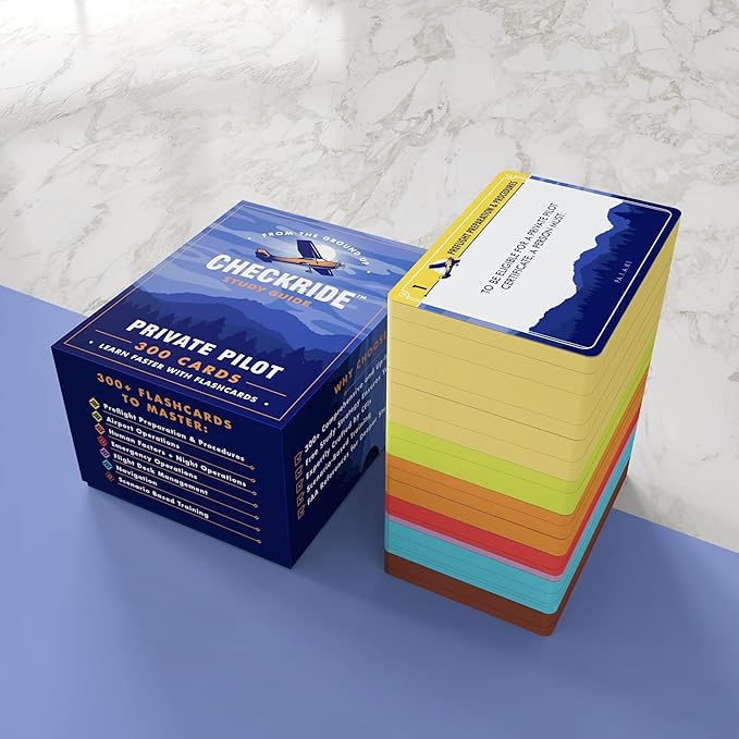 Private Pilot Flashcards | 310 Oral Exam & Written Test Study Cards | ACS Task Code Organized | CFI-Developed Checkride Prep | VFR Knowledge Test Guide