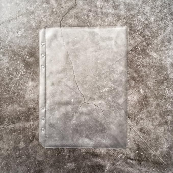 Zelten Refills/Loose Leaves for A5 Cover Ring Binder/Personal Organizer/Planner(A5 6 Holes, Paper Folder 5 PCS)