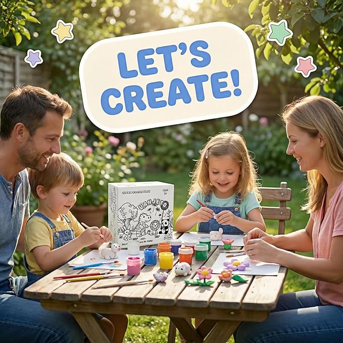 Modeling Clay for Kids, VANJETO Molding Magic Clay for Kids Air Dry, Super Soft Clay for DIY Slime, Ultra Light Air Dry Modeling Clay for Toddlers Children Teens, 7 OZ/Bag