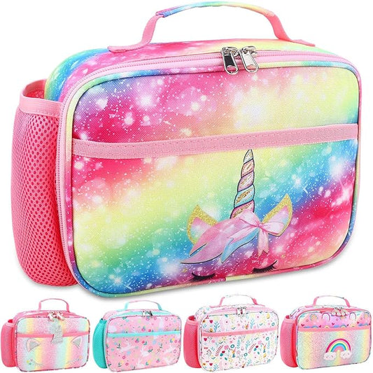 RHCPFOVR Kids Lunch Bag - Insulated Lunch Box for Boys Girls,Washable Lunch Bag and Reusable Toddler Leak-proof Lunchbox for School and Daycare
