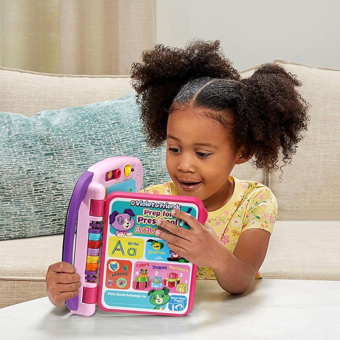 LeapFrog Violet and Friends Prep for Preschool Activity Book, Pink