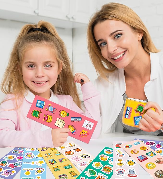 Back to School Supplies,400 Pcs Teacher Motivational Stickers for Kids | Back to School Gifts for Students,Teacher Must Haves Supplies Essentials Games Toys Gifts for First Day of School Classroom