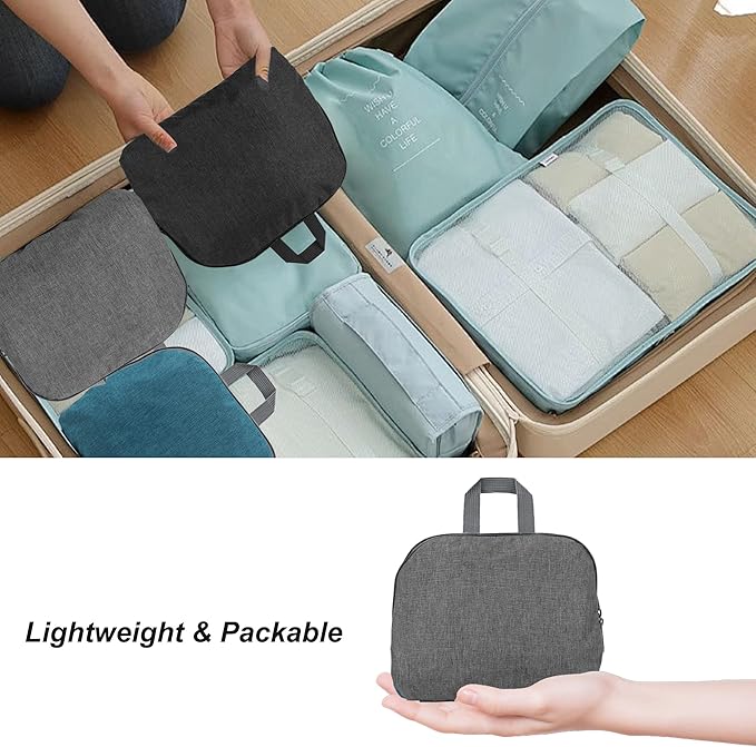 TANTOMI Ultra Lightweight Packable Backpack 25L - Foldable Hiking Daypack for Travel, Compact Pocket Gym Sack & City Commuting Gear - Gray