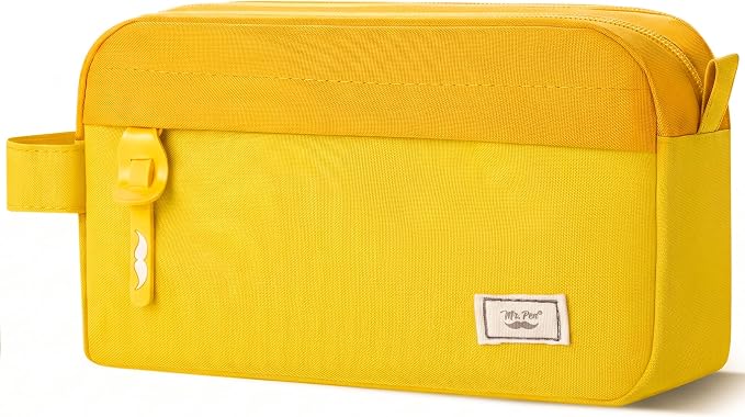 Mr. Pen- High Capacity Pencil Case, Large Pencil Pouch with 3 Compartments and 2 Pockets, Large Pencil Bag with Smooth Zipper, Cute Pencil Case Pouch Organizer, School Supplies for Teens
