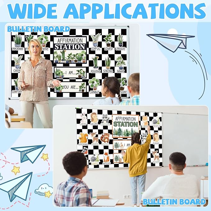 Black Checkered Bulletin Board Roll Reusable Waterproof Erasable Black White Retro Non-Woven Fabric Bulletin Board Roll Checkered Flag Poster for Teacher Classroom Decors Wrap Crafts 15.75" x 20ft
