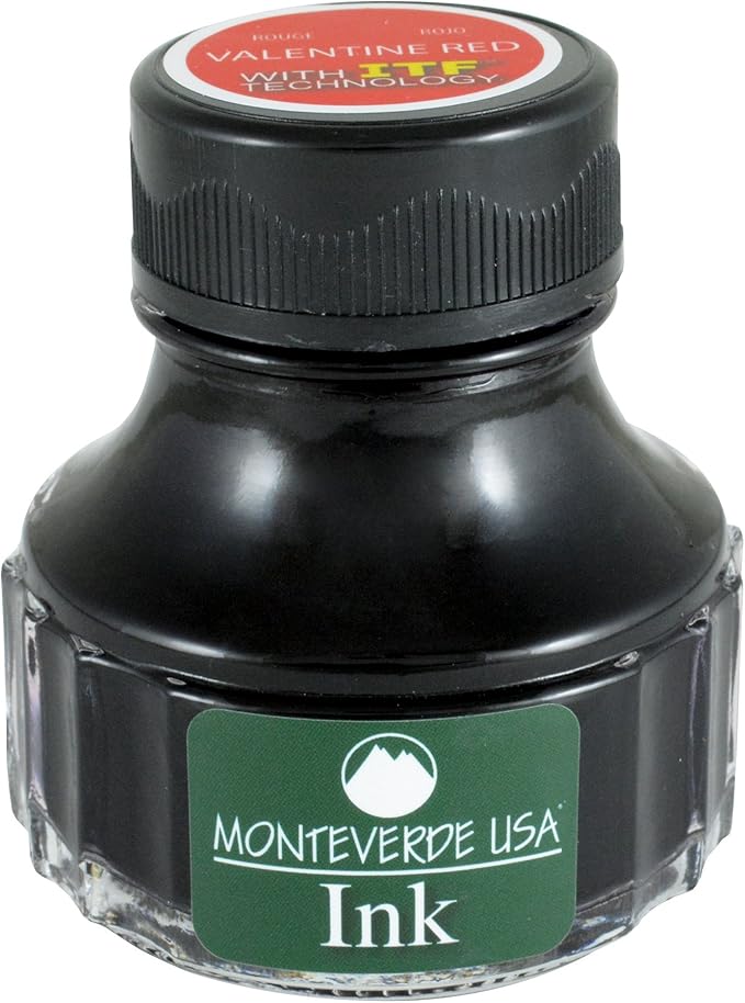 Monteverde USA Ink with ITF Technology, 90 ml Valentine Red (G308RD)