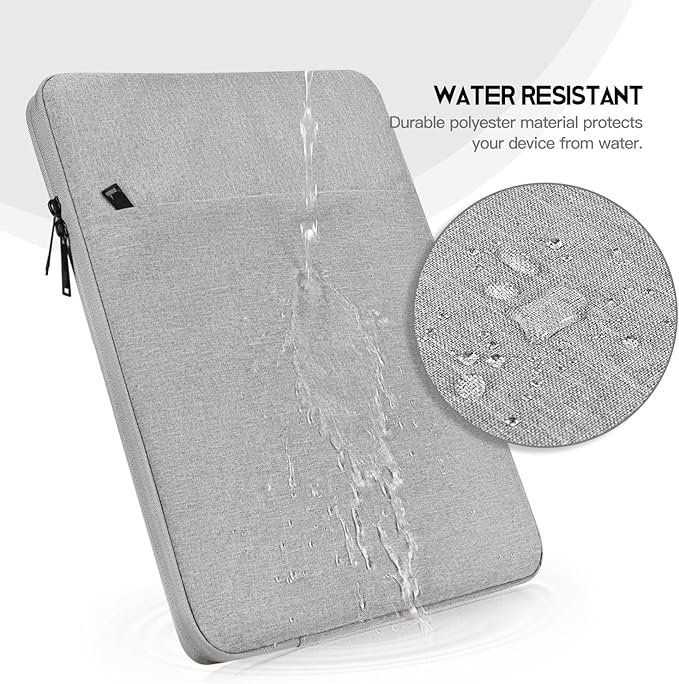 17 inch Laptop Sleeve Case for HP 17.3 Laptop, Pavilion 17, Envy 17, ASUS Vivobook 17, Acer Chromebook 17, Dell Inspiron 17, Lenovo IdeaPad 17, Water-Resistant 17.3 Computer Carrying Bag(Grey)