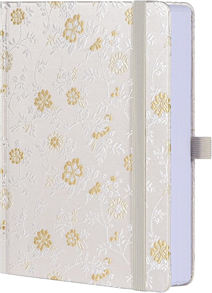 TIEFOSSI Dotted Journal Notebook for Women Men, A5 Journals for Writing, 160gsm 190 Pages Thick Paper, Perfect for Office & Home School Supplies, 8.4 X 5.8 In