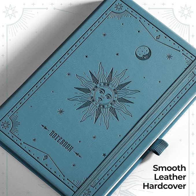 EMSHOI Blank Journal Notebook, 320 Pages, A5 Size (5.7'' x 8.3'')