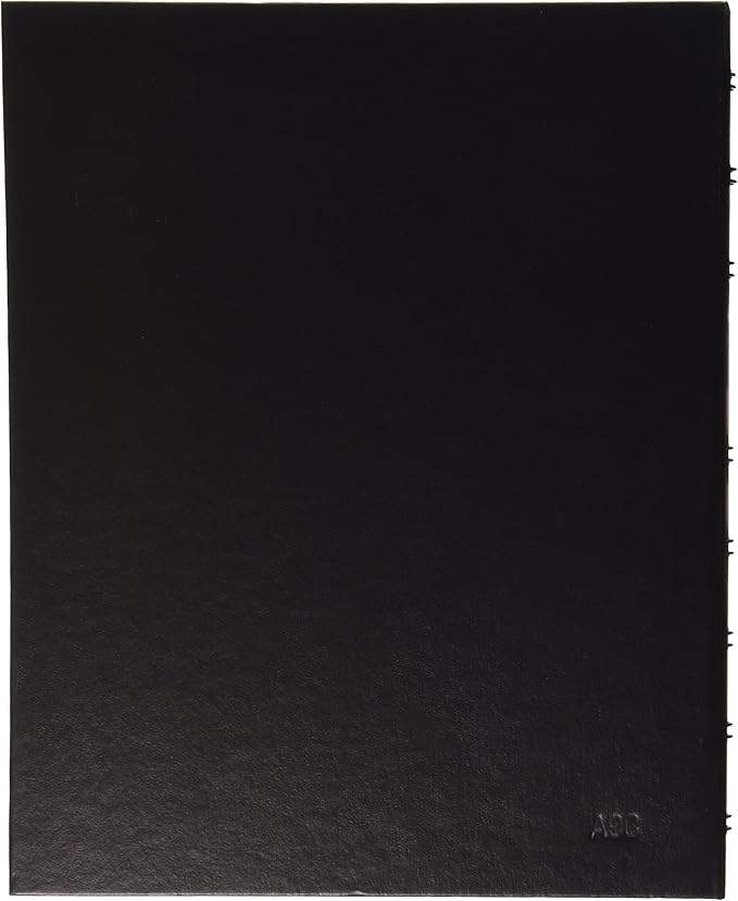Blueline Notepro Composition Notebook, Black, 9.25 x 7.25 inches, 192 Ruled Pages (A9C.81) - (Pack of 5)