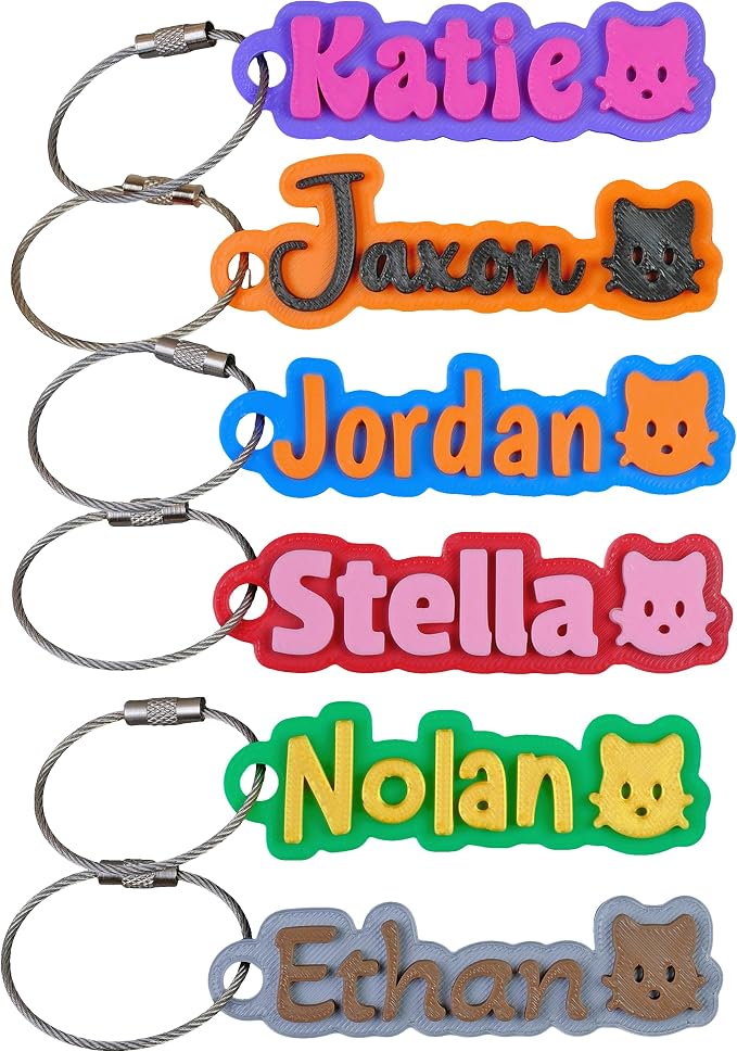 SuperFineDeesigns Bag & Water Bottle Name Tag