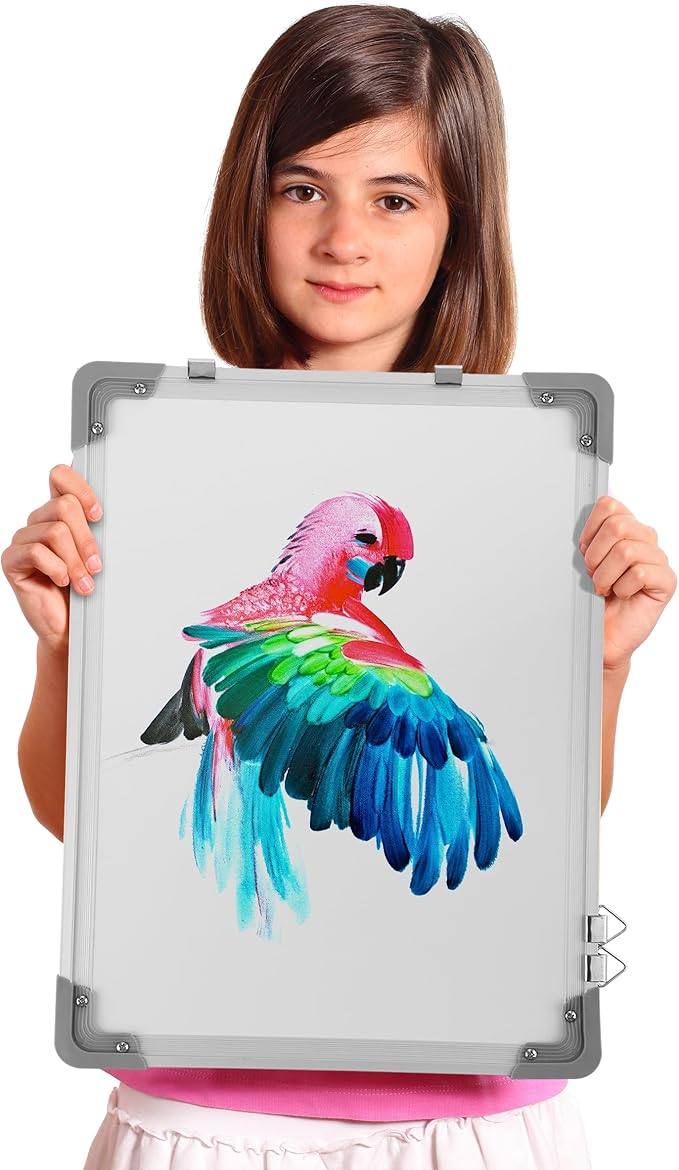 Mr. Pen- Magnetic Weekly Erase Board, 12" x 16", Double-Sided with Markers, 10 Magnets and Eraser