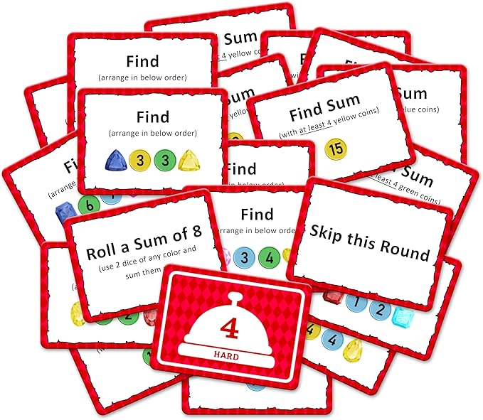 Mind Inventions Treasure Bell | Best Math Game for Kids | Ages 5+ | 2-5 Players | 15-45min Playtime