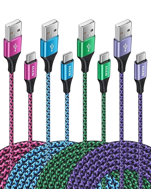 USB C Charger Cable for iPhone 17 Pro Max/Plus/Air/16e, Fast Charging USBC Cord for Android & iPhone 16e, 16 Pro Max 15 Pro, Samsung Galaxy S25 Ultra S24 A17 A16, Google Pixel 9a, 10 Pro, USB-C Wire