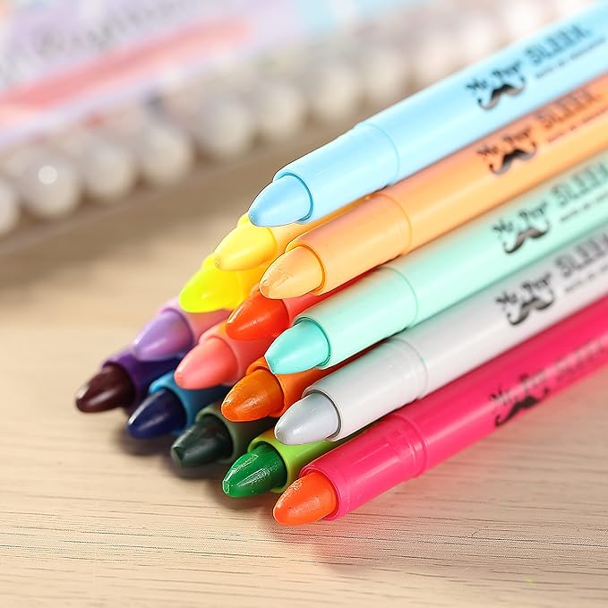 Mr. Pen- No Bleed Gel Highlighters, Assorted Colors, 16 Pack, Bible Highlighters and Pens No Bleed, Bible Markers for Study, Journaling, School Supplies and Accessories
