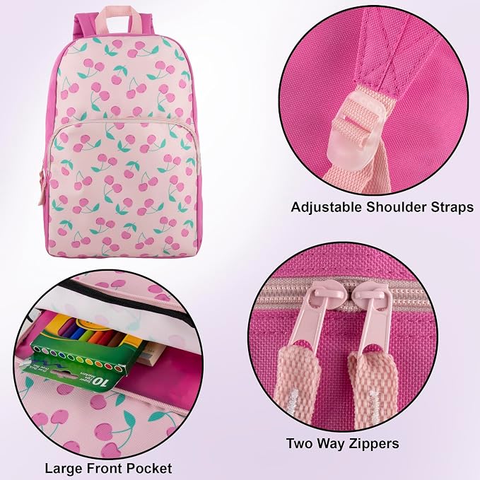 Trail maker Classic 17 inch Backpacks with Adjustable Padded Straps | School Backpacks for Girls, Boys