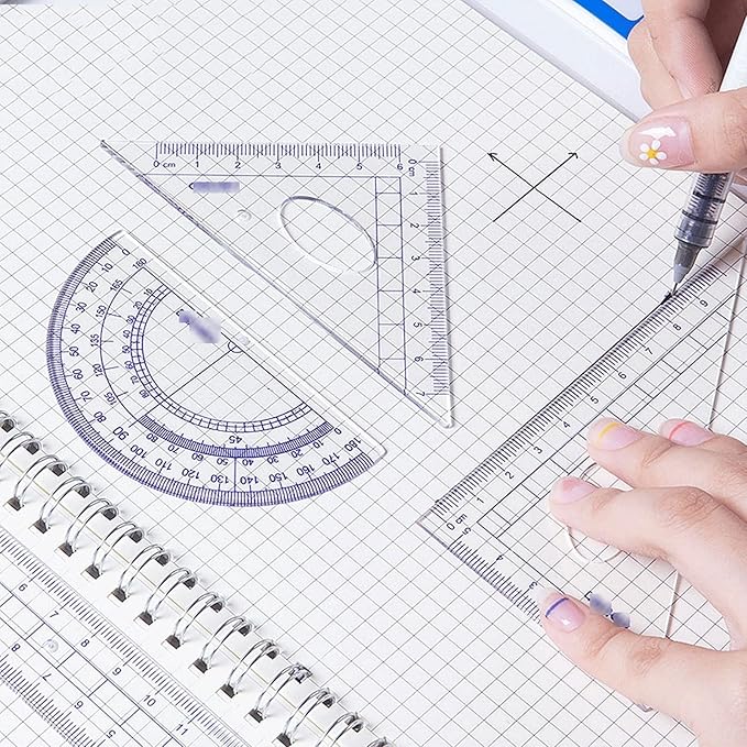 Drawing Compass Drafting Tools Student Compass Set Math Geometry Kit Ruler Protractor and Compass Student School Drawing Tool Math Geometry Kit Math Ruler Kit