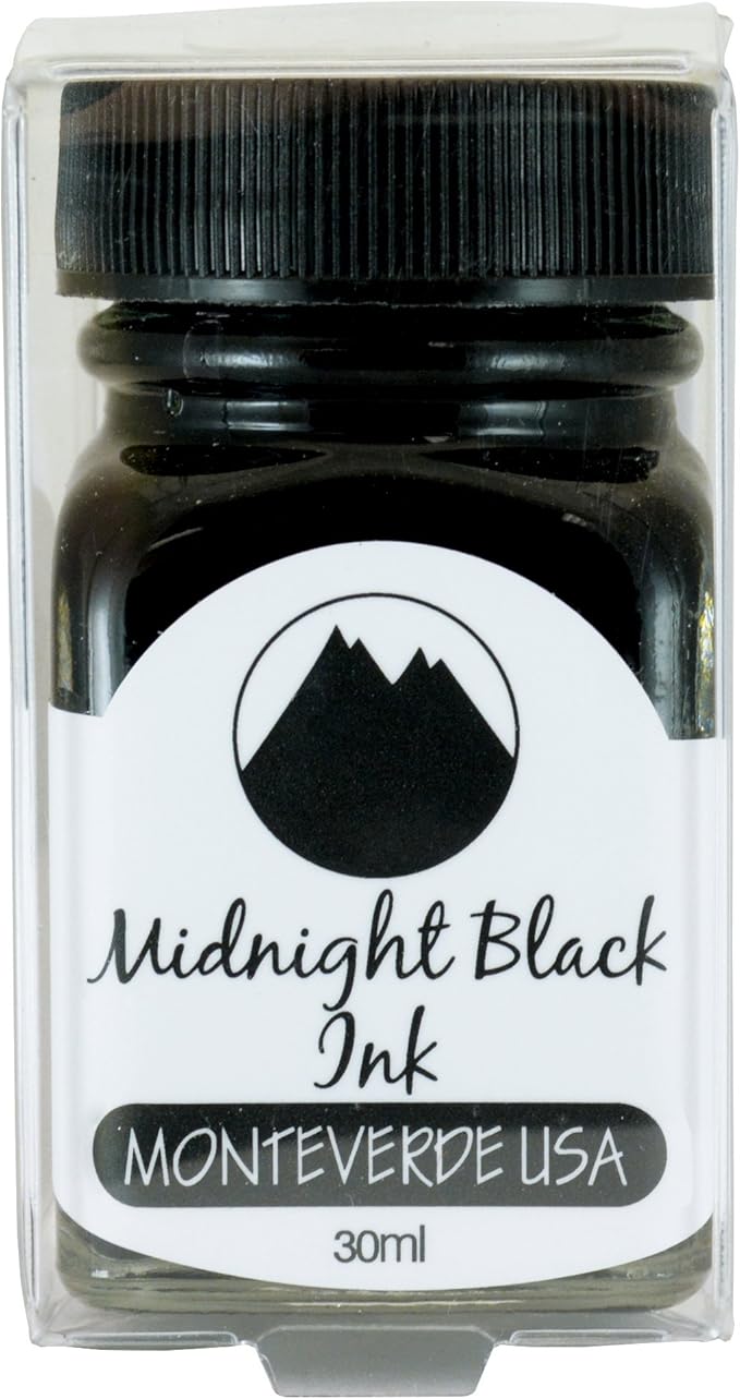 Monteverde USA Ink with ITF Technology, 30 ml Midnight Black (G309MB)