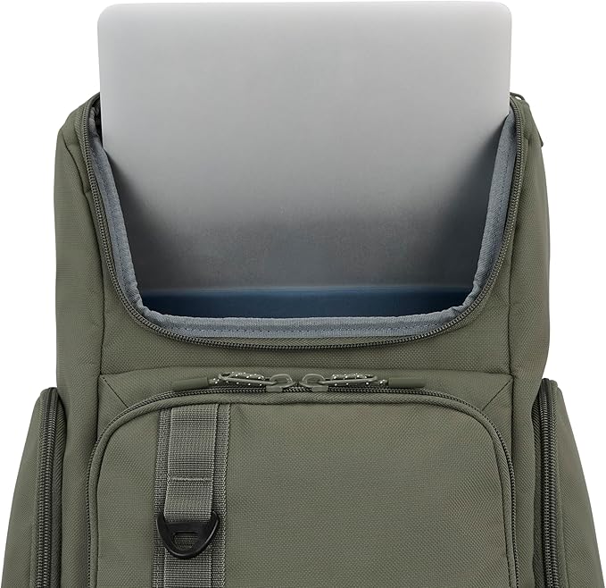 High Sierra Lineage Flap Backpack- Olive