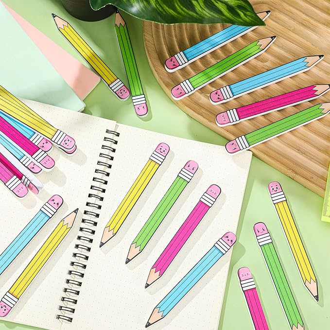 Junkin 32 Pcs Writing Tools Spacers for Writing Handwriting Spacer Tool Classroom Management Tools for Students to Learn Proper Word Spacing (Pencil)