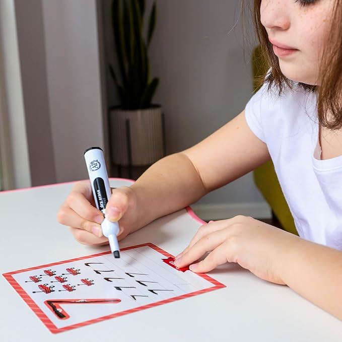 Alphabet & Number Tracing Cards, Reusable, Dry Erase, Upper & Lower Case, 31 Large Reusable, Repetitive Tracing Cards, Improve Writing Skills, Flash Cards