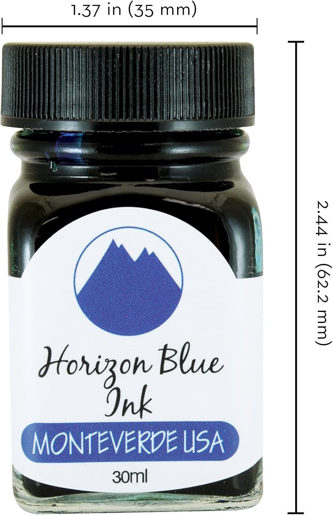 Monteverde USA Ink with ITF Technology, 30 ml Horizon Blue (G309HB)