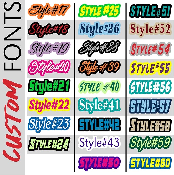 Custom Name Stickers for Water Bottles - Personalized Dishwasher Safe, Vinyl Outline Name Labels for Cups, Tumblers, Helmets, Laptop, Bikes, Cars, Storage and Pet Bowls (Short 3-8 Letters)