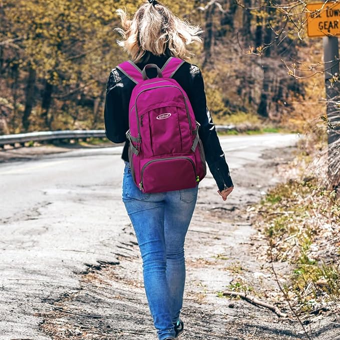 G4Free Lightweight Packable Hiking Backpack, Waterproof Travel Daypack