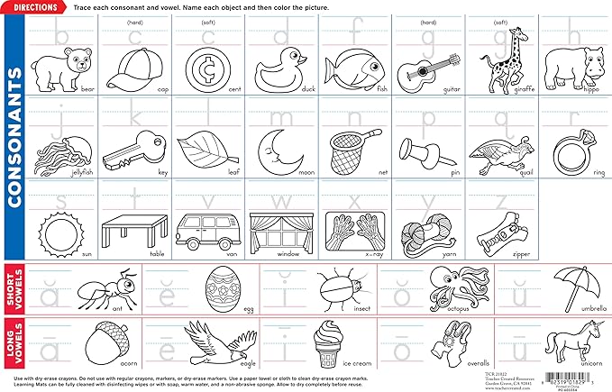 Teacher Created Resources Phonics Learning Mat