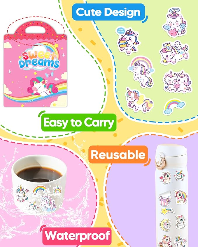 Benresive Reusable Sticker Book for Toddlers & Stickers for Kids, Toddler Travel Toys, Craft Activities, Boys & Girls Birthday Gifts