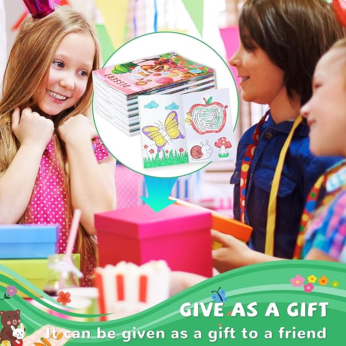 BenLouis Coloring Books Party Favors Bulk Mini Coloring Books for Kids Ages 4-8-12 Small Activity Books For Birthday Party Gifts Goodie Bags Stuffers Classroom Travel Activity（24pcs Colorful）