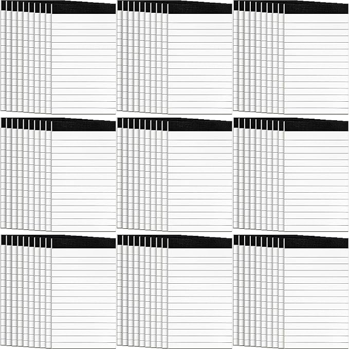 PerKoop 100 Pack Small Notepads Refills 4 x 6 Inch Lined Memo Pads 30 Sheets Mini Legal Pads Pocket Notepads for Teacher Nurse Office School Supplies